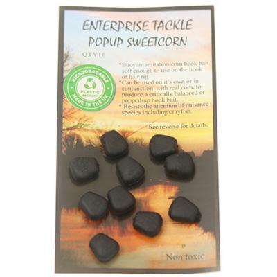 ENTERPRISE TACKLE Pop Up Sweetcorn Noir / Seafood (x10)