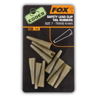 FOX Edges Lead Clip Tail Rubbers 7 (x10)
