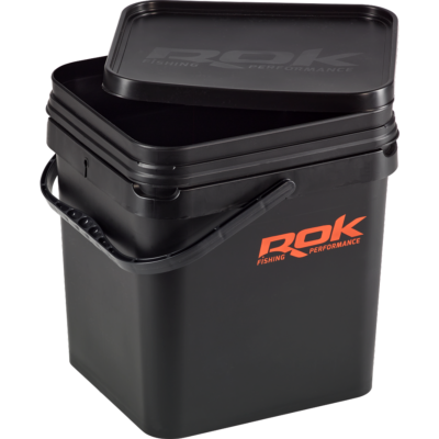 ROK Square Bucket Noir 17L + Cuvette + Couvercle