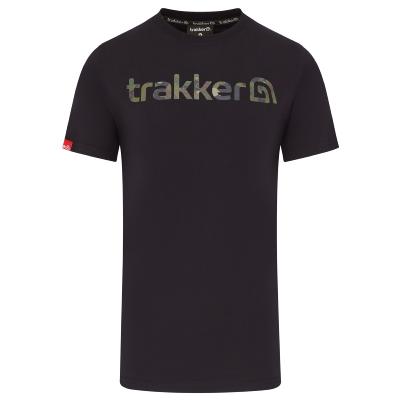 TRAKKER CR Logo T-Shirt Black Camo