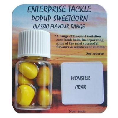 ENTERPRISE TACKLE Flavour Pop Up Sweetcorn Monster Crab (x8)