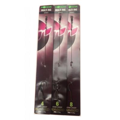 KORDA "Ready Tied Rigs" Multi Rig Krank + Kamo