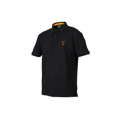 FOX Collection Black / Orange Polo Shirt