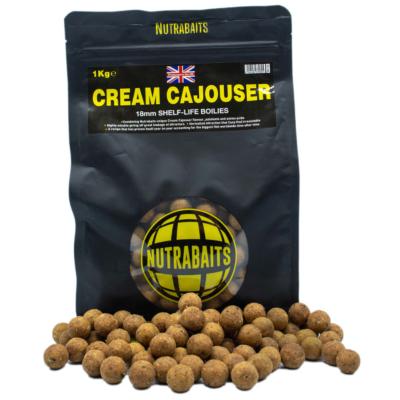 NUTRABAITS Shelf Life Boilies Cream Cajouser (1kg)