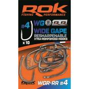 ROK Hameçons Wide Gape X-Tra Resharpenable Reinforced (x10)