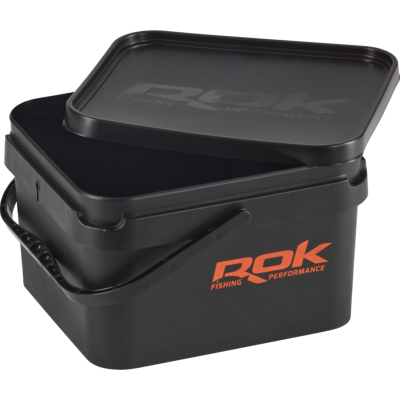 ROK Square Bucket Noir 10L + Couvercle