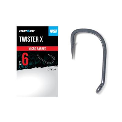 NASH Hameçons Pinpoint Twister X (x10)