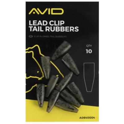 AVID CARP Lead Clip Tail Rubbers (x10)