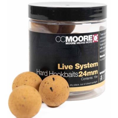 CC MOORE Hard Hookbaits Live System 24mm (x15)