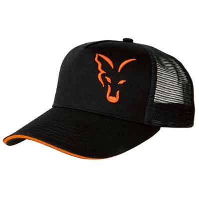 FOX Black & Orange Trucker Cap