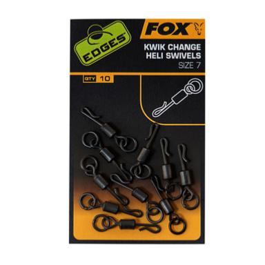 FOX Edges Kwik Change Heli Swivels Size 7 (x10)