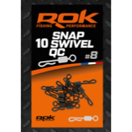 ROK Snap Swivel QC Size 8 (x10)