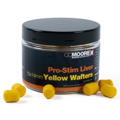 CC MOORE Pro-stim Liver Dumbell Wafters Yellow 10x15mm (x65)