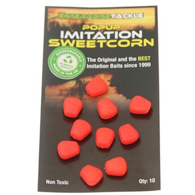 ENTERPRISE TACKLE Fluoro Pop Up Sweetcorn Rouge (x10)