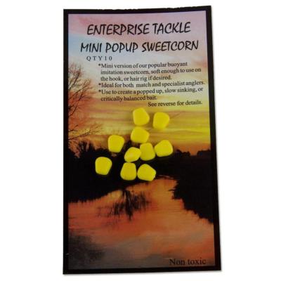 ENTERPRISE TACKLE Mini Pop Up Sweetcorn Jaune (x10)