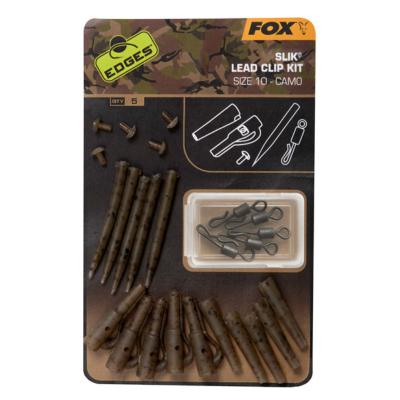 FOX Edges Camo Slik Lead Clip Kit 10 (x5)