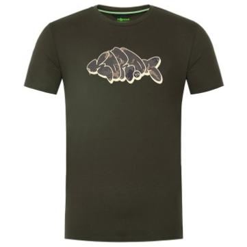 KORDA Outline Tee Dark Olive