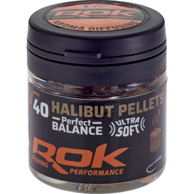 ROK Halibut Pellet 9 Dip Perfect Balance (x40)