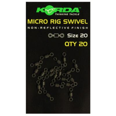 KORDA Micro rig swivel (x20)