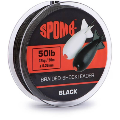 SPOMB Braid Leader Black 50lbs (50m)