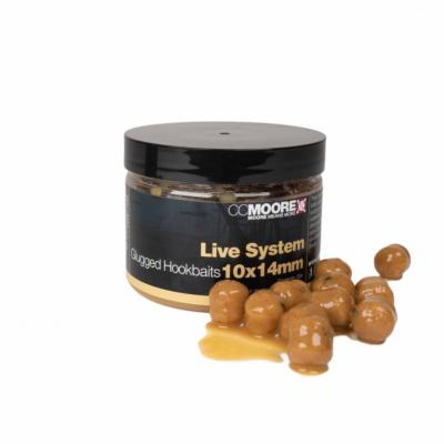 CC MOORE Glugged Hookbaits 10x14mm Live System (x50)