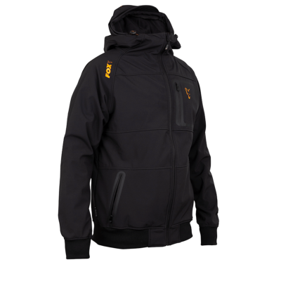 FOX Collection Black / Orange Shell Hoody