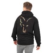 FOX Lightweight Black / Camo Print Zip Hoody