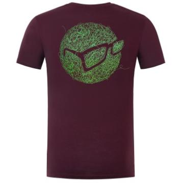 KORDA Birdsnet Tee Burgundy