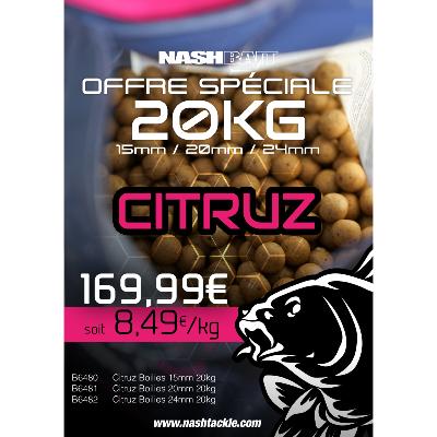 NASH Pack Citruz Boilie (4 x 5kg)