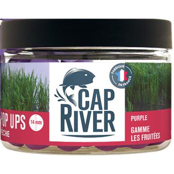 CAP RIVER Pop Up Pêche Poivre 14mm Mauve (35g)