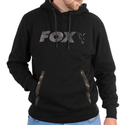 FOX Black / Camo Print Hoody