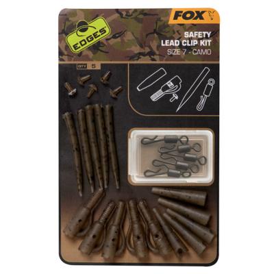 FOX Edges Camo Safety Lead Clip Kit 7 (x5)