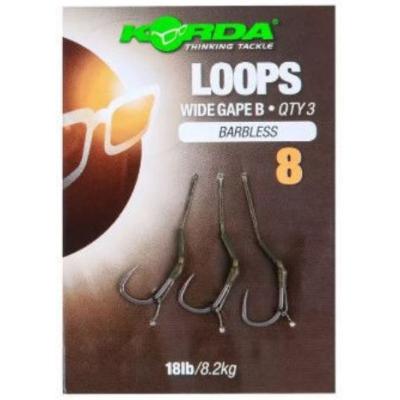 KORDA Loop Rigs DF Wide Gape B (x3)