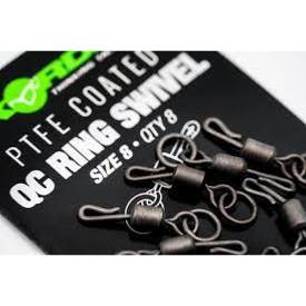 KORDA QC Ring Swivel Size 8 (x8)