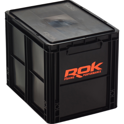 ROK Kit Caisse de Rangement Noir + Couvercle Noir