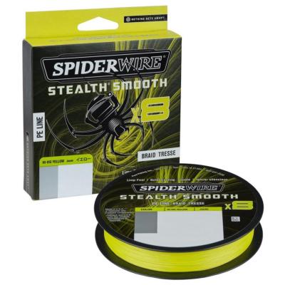 SPIDERWIRE New Stealth Smooth 8 Yellow  (150m)