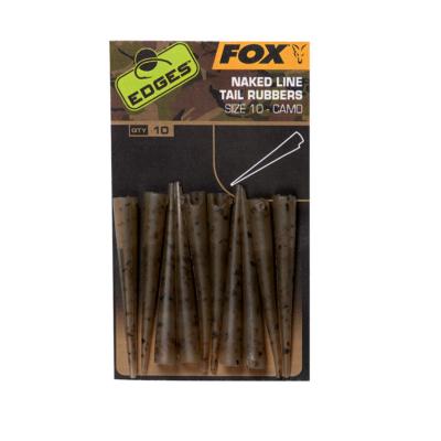 FOX Edges Camo Naked Line Tail Rubbers 10 (x5)