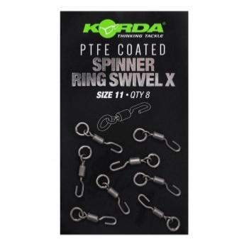 KORDA PTFE Spinner Ring Swivel X Size 11 (x8)