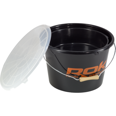 ROK Kit Amorçage Noir 18L (Seau + Couvercle + Cuvette)