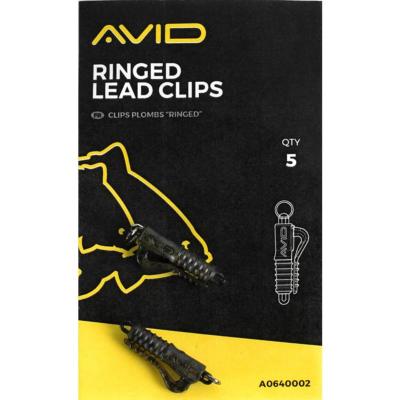 AVID CARP Ringed Lead Clips (x5)
