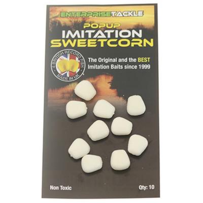 ENTERPRISE TACKLE Pop Up Sweetcorn Blanc (x10)