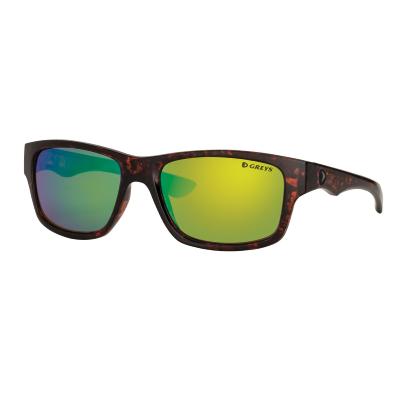 GREYS Lunettes Polarisantes G4 Gloss Tortoise / Grn Mirror