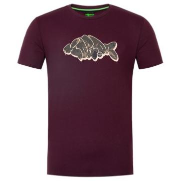 KORDA Outline Tee Burgundy