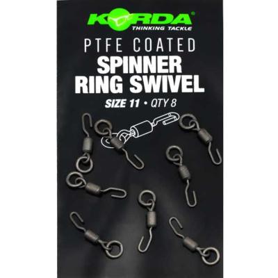 KORDA PTFE Spinner Ring Swivel Size 11 (x8)