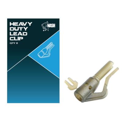 NASH Heavy Duty Lead Clips (x8)