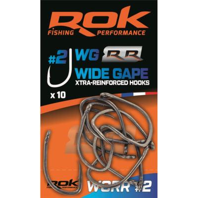 ROK Hameçons Wide Gape X-Tra Reinforced (x10)