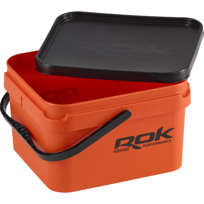 ROK Square Bucket Orange 10L + Couvercle