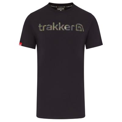 TRAKKER CR Logo T-Shirt Black Camo