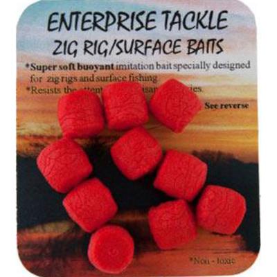 ENTERPRISE TACKLE Zig Rig Surface Baits Rouge (x10)