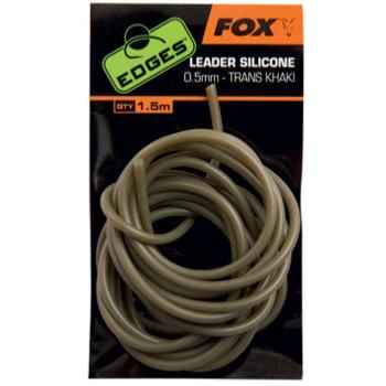 FOX Edges Leader Silicone Trans Khaki 0.5mm (1.5m)
